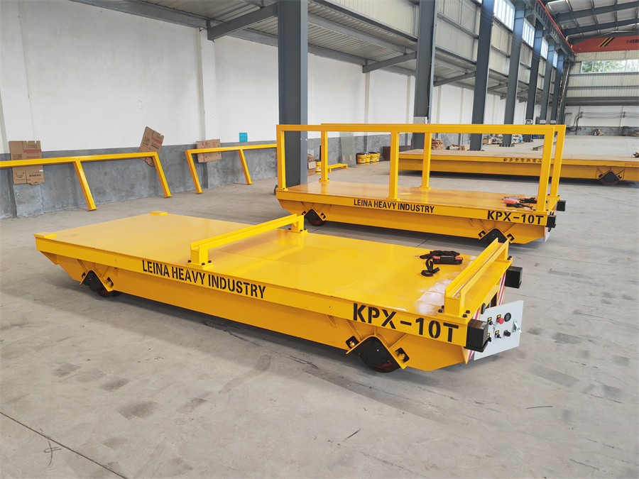 載重10噸蓄電池新能源供電式軌道臺(tái)車(chē)